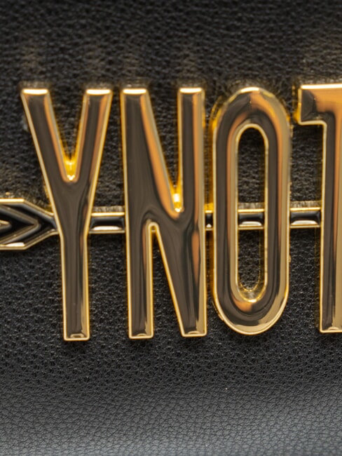 LOVERS Geantă de umăr pătrată BLACK - Genți femei