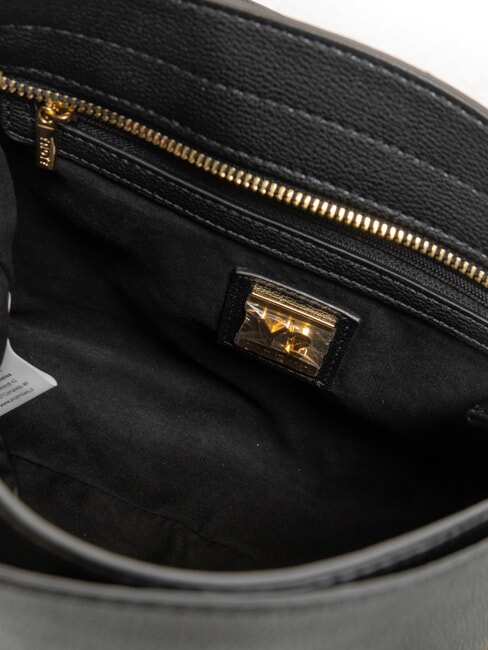 LOVERS Geantă de umăr cu clapă BLACK - Genți femei