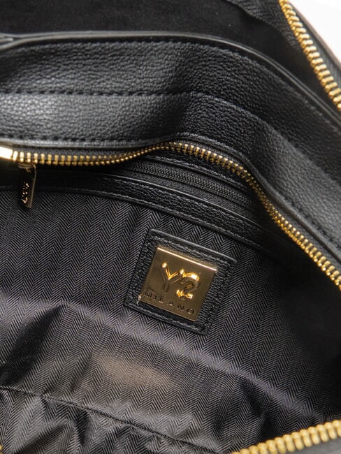 LOVERS Geantă de umăr medie BLACK - Genți femei