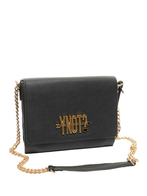 LOVERS Geantă de umăr pătrată BLACK - Genți femei