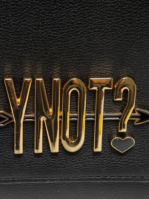 LOVERS Geantă de umăr pătrată BLACK - Genți femei