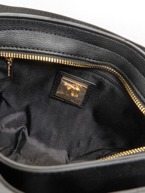 LOVERS Geantă de umăr pătrată BLACK - Genți femei