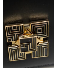 YNOT LUCY Geantă de umăr cu clapă BLACK - Genți femei - 3