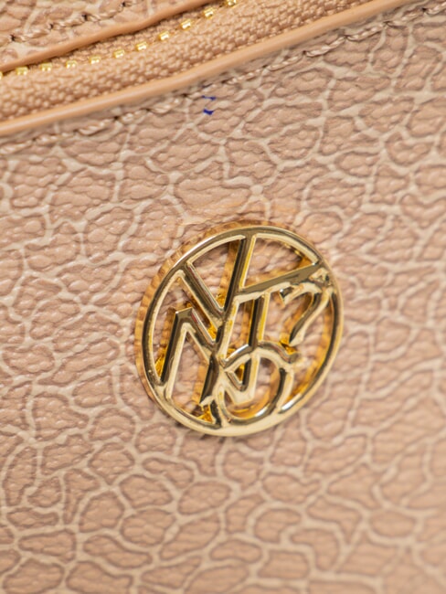 LUX Geantă pentru cameră cu buzunar caramel - Genți femei