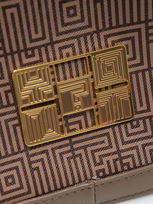 LABIRINT Geantă de umăr cu clapă nut - Genți femei