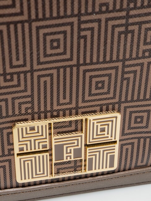 LABIRINT Geantă de umăr cu inserție de lanț piuliţă - Genți femei