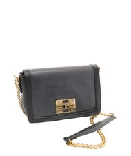 YNOT LABIRINT Geantă de umăr cu inserție de lanț BLACK - Genți femei - 2