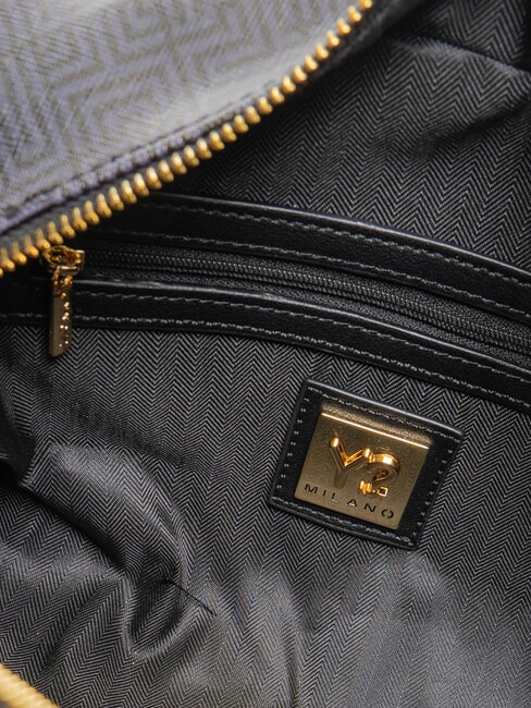 LABIRINT Geantă de bowling de umăr BLACK - Genți femei