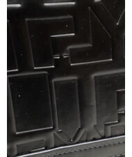 YNOT KATE Geantă cu curea de umăr cu logo BLACK - Genți femei - 3