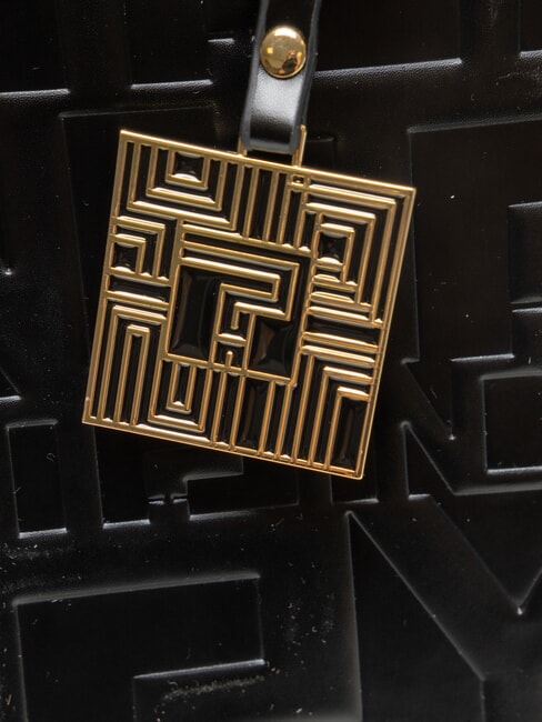 KATE Geantă de m&acirc;nă BLACK - Genți femei