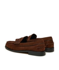 TOMMY HILFIGER CLASSIC HILFIGER Mocasini din piele &icirc;ntoarsă maro - Pantofi bărbați - 5