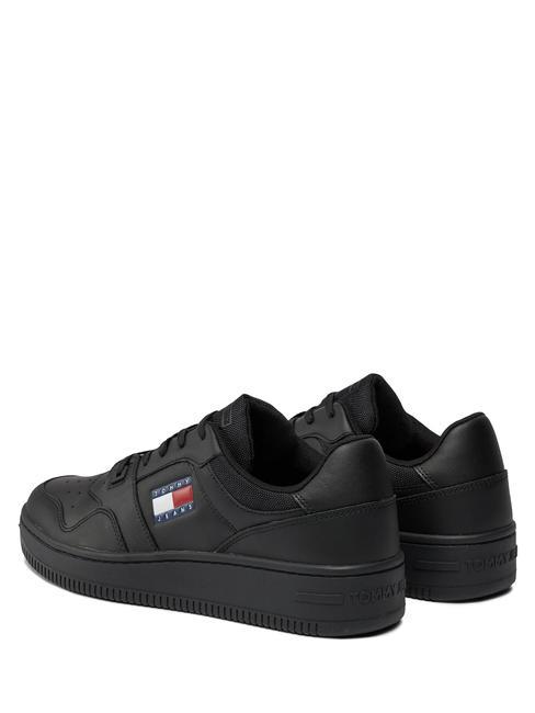 TOMMY JEANS Retro Basket  negru - Pantofi bărbați