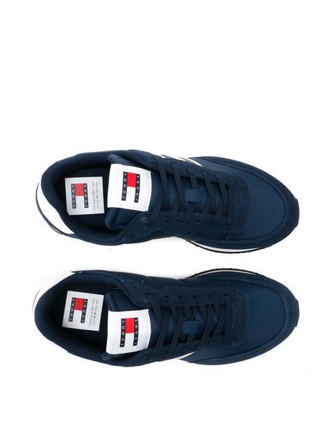 TOMMY JEANS RUNNER CASUAL Adidași bleumarin noapte &icirc;ntunecată - Pantofi bărbați