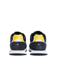 TOMMY HILFIGER TH Teniși din piele &icirc;ntoarsă și material textil cerul deșertului - Pantofi bărbați - 6