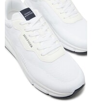 TOMMY HILFIGER LIGHTWEIGHT RWB Adidași din material textil alb - Pantofi bărbați - 3