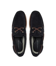 TOMMY HILFIGER TH BOAT CORE Mocasini din piele &icirc;ntoarsă cerul deșertului - Pantofi bărbați - 4