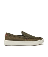 TOMMY HILFIGER MODERN LIGHT HYBRID Mocasini din piele &icirc;ntoarsă verde armată - Pantofi bărbați - 2