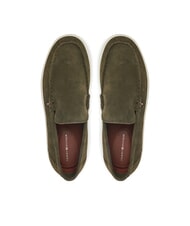 TOMMY HILFIGER MODERN LIGHT HYBRID Mocasini din piele &icirc;ntoarsă verde armată - Pantofi bărbați - 4