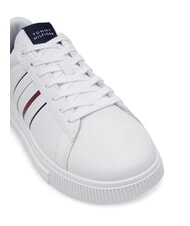 TOMMY HILFIGER MODERN CUPSOLE STRIPES Adidași din piele alb - Pantofi bărbați - 3