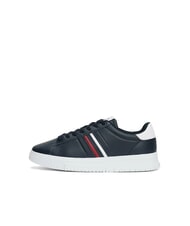 TOMMY HILFIGER MODERN CUPSOLE STRIPES Adidași din piele cerul deșertului - Pantofi bărbați - 2