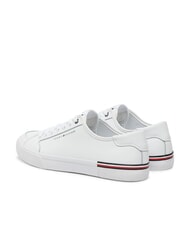 TOMMY HILFIGER CORE CORPORATE Adidași din piele alb - Pantofi bărbați - 5