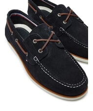 TOMMY HILFIGER TH BOAT CORE Mocasini din piele &icirc;ntoarsă cerul deșertului - Pantofi bărbați - 3