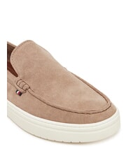 TOMMY HILFIGER MODERN LIGHT HYBRID Mocasini din piele &icirc;ntoarsă taupe de coastă - Pantofi bărbați - 3