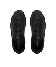TOMMY HILFIGER COURT BETTER Adidași din piele negru - Pantofi bărbați - 4