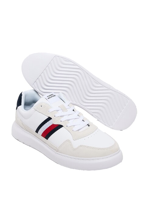 LIGHT CUPSOLE MIX Adidași din piele alb strălucitor/Andorra - Pantofi bărbați