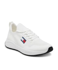 TOMMY HILFIGER THJ KNITTED Adidași din material textil ecru - Pantofi bărbați - 3