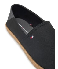 TOMMY HILFIGER TH Espadrile din p&acirc;nză negru - Pantofi bărbați - 3