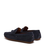 TOMMY HILFIGER CASUAL DRIVER Mocasini din piele &icirc;ntoarsă cerul deșertului - Pantofi bărbați - 6