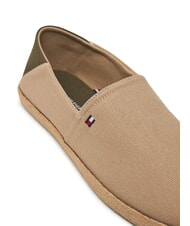 TOMMY HILFIGER TH Espadrile din p&acirc;nză bej - Pantofi bărbați - 3