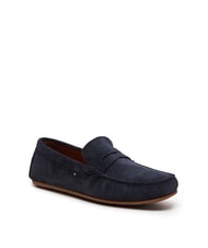 TOMMY HILFIGER CASUAL DRIVER Mocasini din piele &icirc;ntoarsă cerul deșertului - Pantofi bărbați - 3
