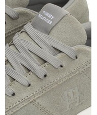 TOMMY HILFIGER TH CUPSET SUEDE Adidași din piele argint antic - Pantofi bărbați - 3