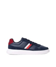TOMMY HILFIGER LIGHT CUPSOLE MIX Adidași din piele bleumarin noapte &icirc;ntunecată - Pantofi bărbați - 2