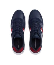 TOMMY HILFIGER LIGHT CUPSOLE MIX Adidași din piele bleumarin noapte &icirc;ntunecată - Pantofi bărbați - 3