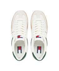 TOMMY HILFIGER TH GREENWICH Adidași din piele fildeş - Pantofi bărbați - 4
