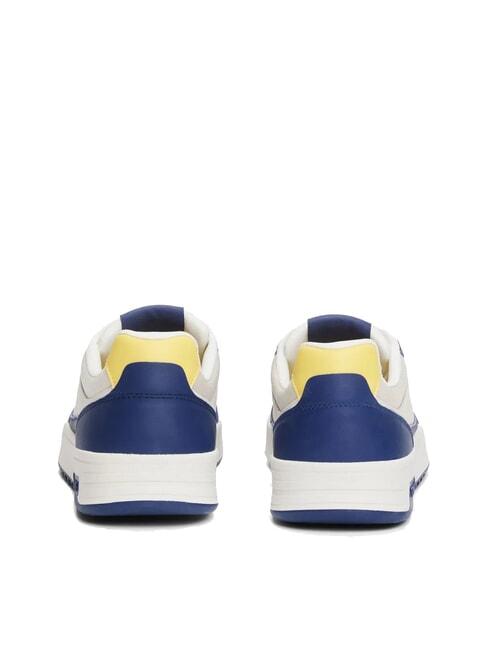TOMMY JEANS Cupsole Tenisi din piele albastru catifelat - Pantofi bărbați