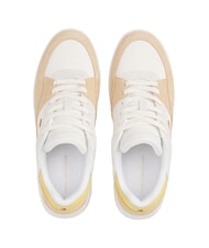 TOMMY HILFIGER BASKET MIX Adidași pentru femei pietricică albă/argiloasă antică - Pantofi femei - 5