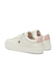 TOMMY HILFIGER ESSENTIAL CHIC COURT Teniși din piele pentru femei alb antic - Pantofi femei - 5