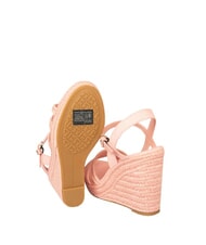 TOMMY HILFIGER ELENA Sandale cu platformă tip espadrilă roz - Pantofi femei - 4