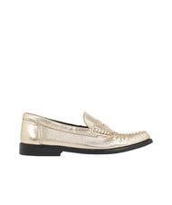TOMMY HILFIGER TH METALLIC Mocasini din piele metalizată aur - Pantofi femei - 2