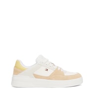 TOMMY HILFIGER BASKET MIX Adidași pentru femei pietricică albă/argiloasă antică - Pantofi femei - 3
