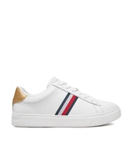 TOMMY HILFIGER ESSENTIAL COURT Teniși din piele pentru femei alb - Pantofi femei - 2