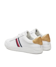 TOMMY HILFIGER ESSENTIAL COURT Teniși din piele pentru femei alb - Pantofi femei - 5