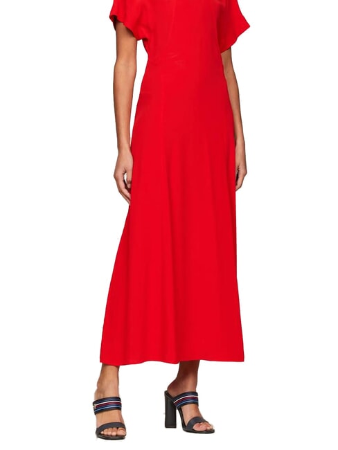 SLIDE Sandale &icirc;nalte cu panglică cu logo albastru spațial - Pantofi femei