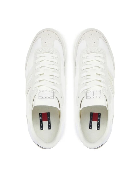 TJW RETRO RUNNER Teniși din piele și material textil ecru - Pantofi femei