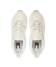 TOMMY HILFIGER ARCHIVE '97 Teniși sport din piele și material textil fildeş - Pantofi femei - 4
