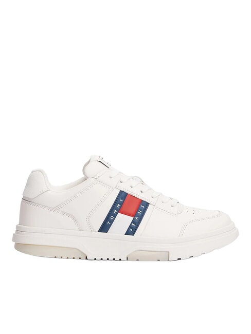 BROOKLYN ESSENTIAL Teniși din piele pentru femei ecru - Pantofi femei